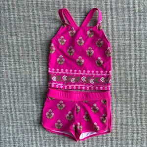 Like New Mini Boden swim tankini set, 4-5Y